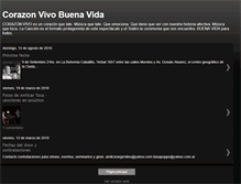 Tablet Screenshot of corazonvivobuenavida.blogspot.com