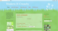 Desktop Screenshot of modernncrunchy.blogspot.com