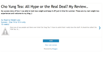 Tablet Screenshot of choyungtea-review.blogspot.com