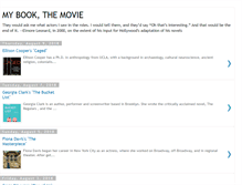 Tablet Screenshot of mybookthemovie.blogspot.com