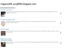 Tablet Screenshot of migasnet09arsy8090.blogspot.com