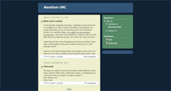 Desktop Screenshot of marathon-umc.blogspot.com