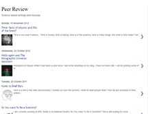 Tablet Screenshot of peerreviewscience.blogspot.com