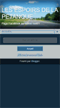 Mobile Screenshot of espoirs-petanque.blogspot.com