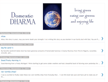 Tablet Screenshot of domesticdharma.blogspot.com