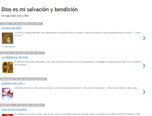 Tablet Screenshot of dios-es-mi-salvacion-y-bendicion.blogspot.com