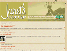 Tablet Screenshot of janetshealthyliving.blogspot.com