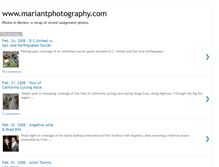Tablet Screenshot of mariantphotography.blogspot.com