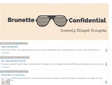 Tablet Screenshot of brunetteconfidential.blogspot.com