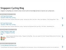 Tablet Screenshot of cycling-singapore.blogspot.com