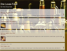 Tablet Screenshot of drelovesfood.blogspot.com