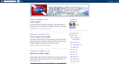 Desktop Screenshot of harrysdiveshop.blogspot.com