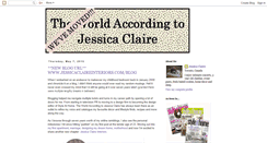 Desktop Screenshot of jessicaclairesworld.blogspot.com