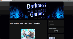 Desktop Screenshot of darknessgamesrpg.blogspot.com