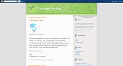 Desktop Screenshot of dragoncaveblog.blogspot.com