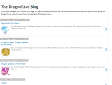Tablet Screenshot of dragoncaveblog.blogspot.com