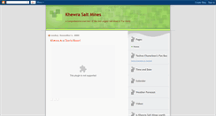 Desktop Screenshot of khewra-saltmines.blogspot.com