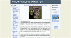 Desktop Screenshot of menwomensextips.blogspot.com