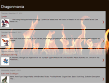 Tablet Screenshot of dragonmania-dragonlover.blogspot.com
