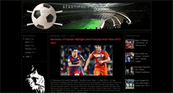 Desktop Screenshot of beautiful-footballs.blogspot.com