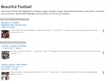 Tablet Screenshot of beautiful-footballs.blogspot.com