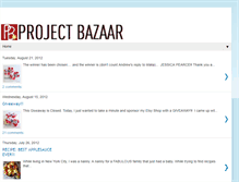 Tablet Screenshot of projectbazaar.blogspot.com