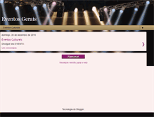 Tablet Screenshot of eventosgerais.blogspot.com