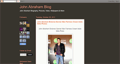 Desktop Screenshot of johnabrahamblogs.blogspot.com