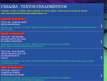 Tablet Screenshot of cxsajba-textosenxadristicos.blogspot.com