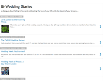 Tablet Screenshot of biweddingdiaries.blogspot.com