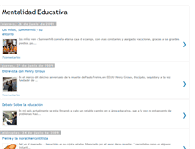 Tablet Screenshot of mentalidad-educativa.blogspot.com