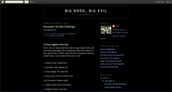 Desktop Screenshot of bigbookbigevil.blogspot.com