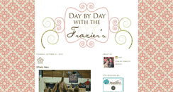 Desktop Screenshot of fraziersdaybyday.blogspot.com