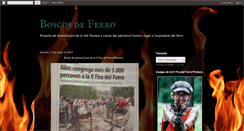 Desktop Screenshot of boscosdeferro.blogspot.com