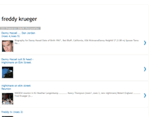 Tablet Screenshot of freddykruegerturkey.blogspot.com