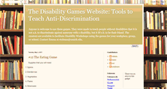 Desktop Screenshot of disabilitygames.blogspot.com