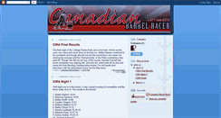 Desktop Screenshot of cdnbarrelracer.blogspot.com