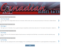 Tablet Screenshot of cdnbarrelracer.blogspot.com
