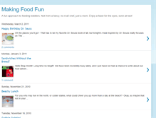 Tablet Screenshot of makingfoodfun.blogspot.com