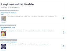 Tablet Screenshot of amagicmomandhermandalas.blogspot.com