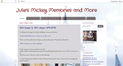 Desktop Screenshot of juliesmickeymemories.blogspot.com