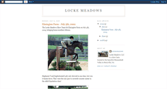 Desktop Screenshot of lockemeadows.blogspot.com