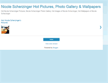 Tablet Screenshot of hotnicolescherzingerpics.blogspot.com
