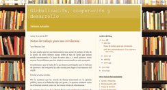 Desktop Screenshot of globalizacion-desarrollo.blogspot.com