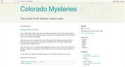 Desktop Screenshot of coloradomysterywriter.blogspot.com