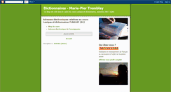 Desktop Screenshot of dictionnairesmarie-piertremblay.blogspot.com