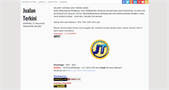 Desktop Screenshot of jualanterkini.blogspot.com