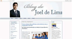 Desktop Screenshot of blogdojoeldelima.blogspot.com