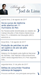 Mobile Screenshot of blogdojoeldelima.blogspot.com