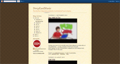 Desktop Screenshot of deepeastmusic.blogspot.com